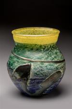 Jean-Claude Novaro (né en 1943)
Vase de forme bombée à col...