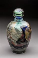 Jean-Claude Novaro (né en 1943)
Flacon de forme bombée en verre...