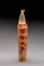 Jean-Luc Garcin (né en 1954)
Flacon de forme cylindrique en verre...