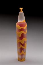 Jean-Luc Garcin (né en 1954)
Flacon de forme cylindrique en verre...