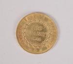 Pièce de 100 francs or 1886 - 32,2 g