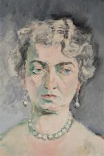 Kees VAN DONGEN (1877-1968). " Portrait de Madame Mannheimer ",...