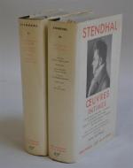 LA PLEIADE, Stendhal, deux volumes (vol. II et III)