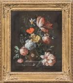 Elias van den BROECK (Anvers 1649 - Amsterdam 1708). "Bouquet...