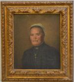 Victor P. MENARD (1857-1930)
Portrait de dame
Huile sur toile signée en...