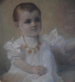 ECOLE FRANCAISE vers 1900
Portrait d'enfant
Pastel rond
D.: 40 cm à vue