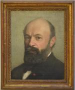 Jean BENNER (1836-1909)
Portrait d'homme, 1895.
Huile sur toile signée et datée...
