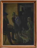 Charles MILCENDEAU (1872-1919)
Personnages dans une scène d'intérieur, 1909.
Pastel signé et...