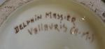 Delphin MASSIER (1836-1907) à Vallauris
Paire de vases de forme amphore...
