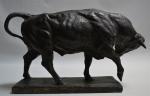 Charles Cary RUMSEY (1879-1922)
Taureau, 1912.
Bronze signé, daté et cachet de...