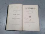 Gustave FLAUBERT, Salammbô, MIchel Lévy Frères libraires éditeurs, 1863, troisième...
