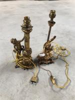 BARTHELEMY - Deux LAMPES  de table de différents modèles...