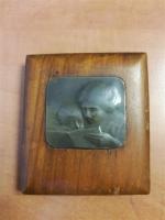 Ovide YENCESSE (1869 - 1947), petite PLAQUE en étain gravé...