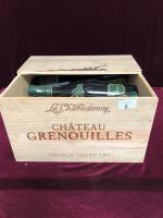 Six BOUTEILLES Chablis Grand Cru, La Chablisienne Château Grenouilles 2013....