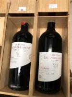 Deux JEROBOAMS Château Lalande-Labatut, Cuvée Prestige, Bordeaux rouge, 2010 et...