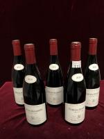 Cinq BOUTEILLES de Corton Renardes Grand Cru, rouge, Vieilles Vignes,...