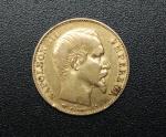 PIèce de 20 francs en or Napoléon III tête nue...