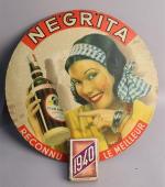 Negrita, cartonnage calendrier 1940 -  Ø. 38 cm