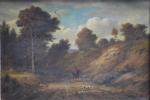GABRIELLI (XIXème)
Scène de chasse à courre
Huile sur toile signée en...
