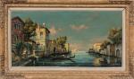 Léo FONTAN (1884-1965) "Canal de Venise"
Huile sur toile signée en...