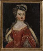 ECOLE FRANCAISE du XVIIIème siècle. "Portrait du duc de Bourgogne...