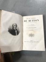 Quatre VOLUMES illustrés en couleur de Buffon "Histoire naturelle", reliure...