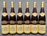 Alsace. Six bouteilles de Pinot noir cuvée du Fauconnier 2000...