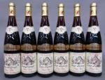 Alsace. Six bouteilles de pinot noir cuvée du Fauconnier Roger...