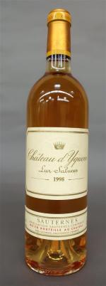 Bordeaux blanc. Une bouteille de château d'Yquem sur Saluces 1998...