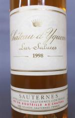Bordeaux blanc. Une bouteille de château d'Yquem sur Saluces 1998...