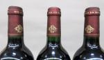 Bordeaux rouge. Trois bouteilles Château Cambon la Pelouse 2002 Haut...