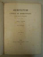 VERDIER (Aymar), CATTOIS (F.). Architecture civile et domestique au Moyen-âge...