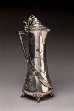 W. M. F. Verseuse Art nouveau en métal argenté à...