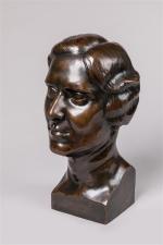 Claudius Linossier (1880-1950) attribué à. " Buste de femme "....