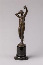 Otto Rasmussen (1845-1912). " Nu féminin ". Sujet en bronze...