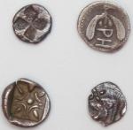 Ensemble de divisionnaires Grecques de petits modules (5-4ième siècle).
Bruttium. Rhegium....