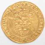 Charles VI (1380-1422). Ecu d'or à la couronne. 3,97 g.
Sans...