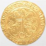 Henri VI (1422-1453). Salut d'or. 3,41 g. Rouen (Léopard).
Deuxième émission...
