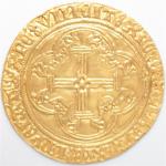 Charles VII (1422-1461). Ecu d'or à la couronne ou écu...