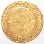 Charles VIII (1483-1497). Ecu d'or au soleil. 3,45 g. Limoges....