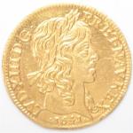 Louis XIII (1610-1643). Louis d'or à la mèche longue. 2ème...