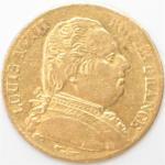 Louis XVIII (1814-1824). 20 francs or 1814 K Bordeaux. Petit...