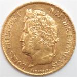Louis Philippe I (1830-1848). 40 Francs or 1834 A Paris....