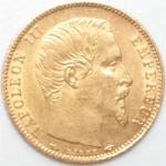 Second Empire (1852-1870). 5 Francs or 1854 A Paris. 1,62...