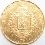 Second Empire (1852-1870). 50 Francs or tête nue 1855 A...