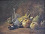 Théodore LÉVIGNE (1848-1912)
Nature morte à la volaille
Huile sur toile signée...