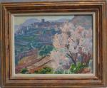 Sydney Lough THOMPSON (1877-1973)
Arbres en fleurs sur la ville
Huile sur...