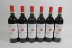 Bordeaux rouge - 6 bouteilles Château de POUJEAUX Moulis en...