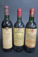 BORDEAUX ROUGE. 6 bouteilles comprenant: 3 B. Château Laroze Grand...
