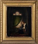ECOLE FRANCAISE du XIXème siècle, atelier de FLEURY RICHARD. "Valentine...